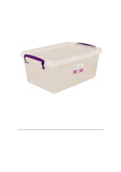 Şeffaf Çok Amaçlı 30 Lt Dikdörtgen Saklama Kabı 48x32x29 Royaleks-82113 Şeffaf
