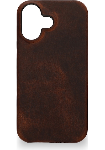 Avra Hide Case Apple Uyumlu iPhone 17 Cognac Kiss