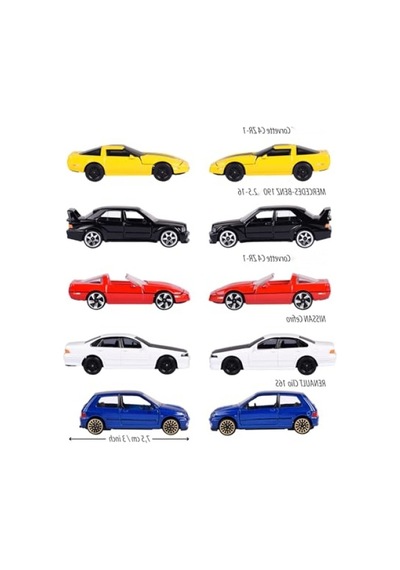 5'li Die-cast Araç Seti - Açılabilir Parçalar