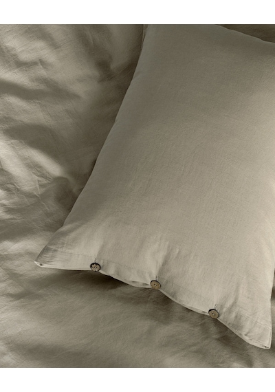 Madame Coco Mer Tek Kişilik Yıkamalı Linen Nevresim Takımı - Bej Nt0000000111tek Kişilik-bej