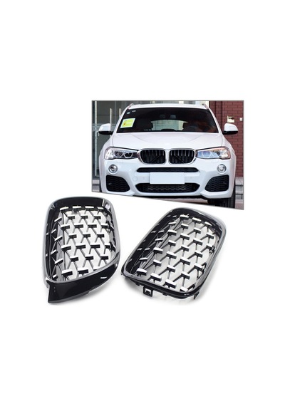 Bmw X5-x6 2014-2018 Daimond Ön Böbrek-ön Panjur