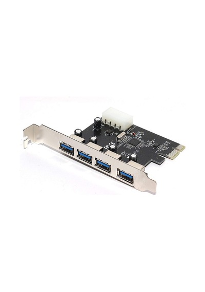 Wozlo 4 Port Usb 3.0 Pci Express Pci-e Çoklayıcı Çoğaltıcı Kart