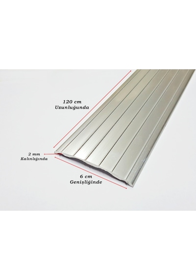 Alüminyum Kapı Eşik Profili Parke Profili Gri 6 Cm X 120 Cm 416733235