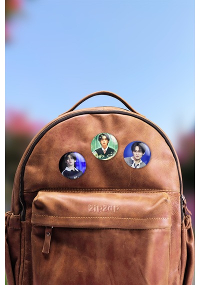 Lee Know Stray Kids Kpop Çanta Süsü Rozet İğneli Buton Rozet Seti 3 Adet Üçlü