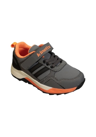 Kinetix Erkek Çocuk Siyah Gri Çırtlı 26-30 Outdoor Soğuya Yağmura Dayanıklı Spor Ayakkabı 001