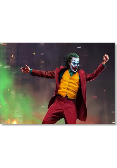 Cakasepetim Joker Anime Karakter Posteri Ahşap Mdf Tablo