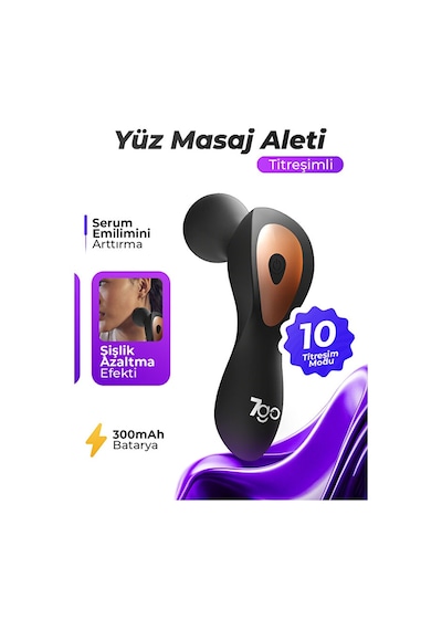7go 7gmg10 titresimli yuz masaj tabancasi cilt bakimi rahatlama ve sislik azaltma icin 10 modlu p 127041926