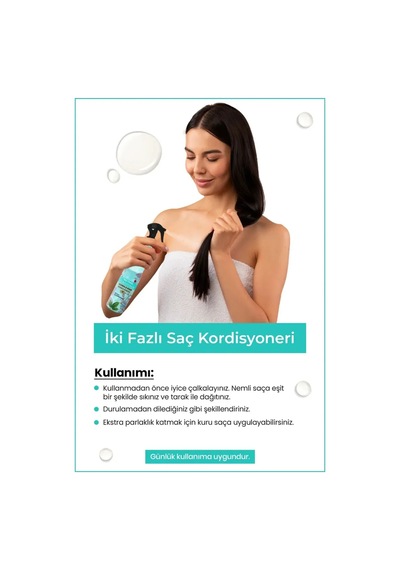 Tedar Çift Fazlı Kinoa & Kenevir Kondisyoner Fön Suyu 400 Ml - Mrfs Najmaddin