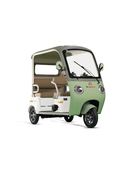 Motolux Fx 23 Üç Tekerli Elektrikli Motosiklet Beyaz Yeşil
