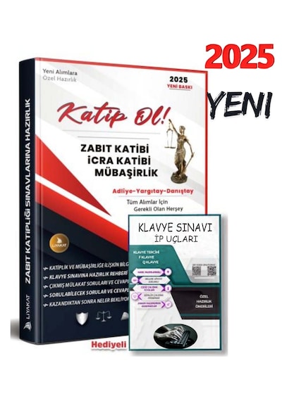 Güncel - 2025 - Zabıt Katipliği - İcra Katipliği - Mübaşirlik - Yeni Alımla