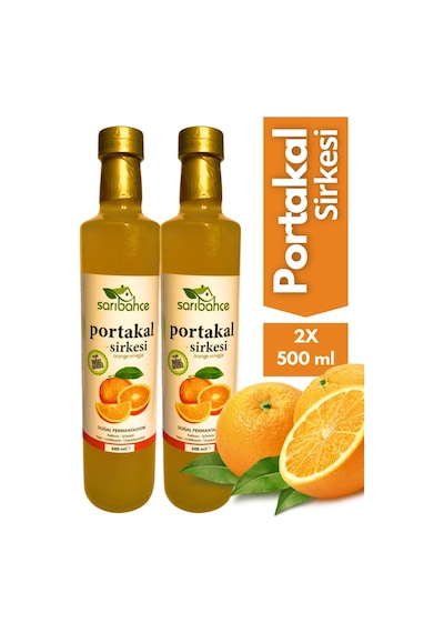 Portakal Sirkesi 500 Ml 2'li Paket - Organik Doğal Fermantasyon