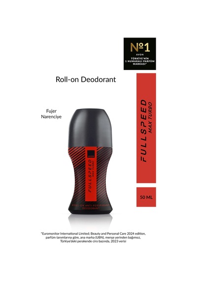 Full Speed Max Turbo Erkek Rollon 50 Ml.