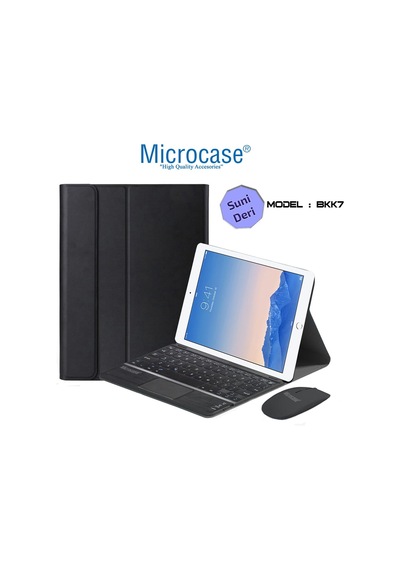 Apple Uyumlu iPad  Air 2 Bt Touchpad Klayve+Mouse+Standlı Kılıf - Bkk7