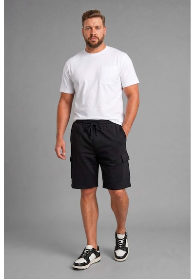Defacto Relax Fıt Düz Paça Sweatshirt Kumaşı Uzun Şort H2058ax26smbk81 Siyah-bk81