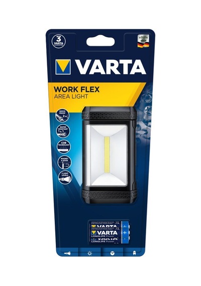 Varta Fener Work Flex Work Flex Area Light + 3 X Aa Siyah
