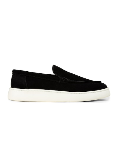 Deery Erkek Hakiki Süet Siyah Loafer Ayakkabı - 04405msyhe01