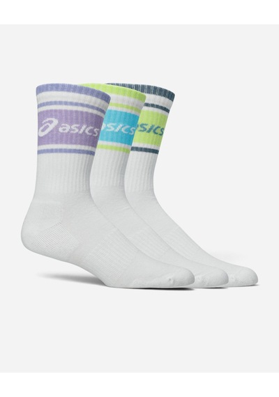 Asics 3 Pack Asıcs Logo Crew Sock Illuminate Yellow/energy Aqua/ Koşu Çorabı 3033c295-751 İlluminate Yellow/energy Aqua/