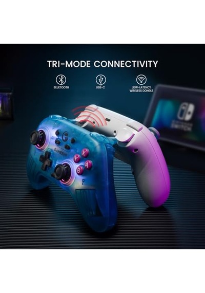Gamesir Nova Wireless Switch Pro Controller - Switch/lite/oled, Hall Effect Joysticks, Rgb Led, Turbo, Programmable, Motion Control, Wake Up Function Sku: Smgstk3a99424974 Gamesir Nova Wireless Switch Pro Controller - Switch/lite/oled, Hall Effect Joysticks, Rgb Led, Turbo, Programmable, Motion Control, Wake Up Function Sku: Smgstk3a99424974