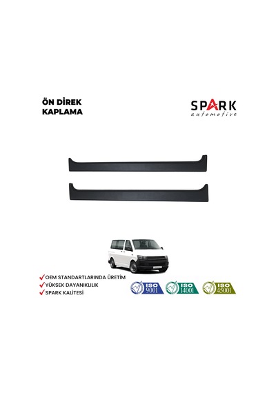Volkswagen Transporter T6 2015-2020 Yıl Aralığı Uyumlu Ön Direk Kaplama 4 Parça