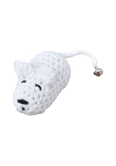Zilli Kedi Oyuncağı El Örgüsü Fare Oyuncak Kedi Diş Kaşıma Oyunçağı
