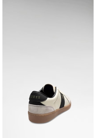 Guess Dravos Deri Karışımlı Erkek Sneaker Ayakkabı Fmfdraell12 Bej