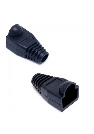 Rj45 Jack Koruma Kılıfı Siyah - 10 Adet
