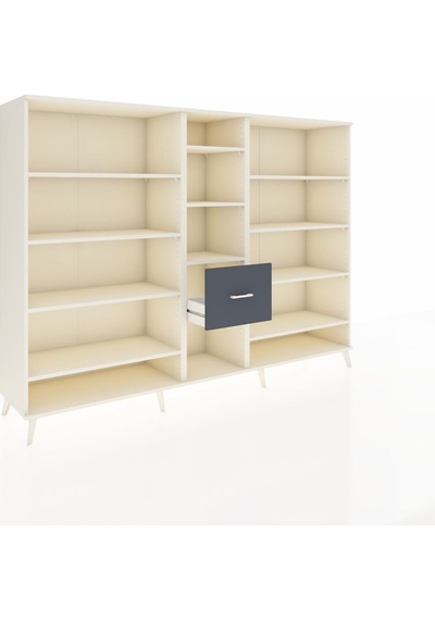 Hyperion Dolap 11 Raflı 3 Çekmeceli 220x44x163 Aytaşı-aytaşı/ant Aytaşı-aytaşı/antrasit Hyperion Dolap 11 Raflı 3 Çekmeceli 220x44x163 Aytaşı-aytaşı/ant Aytaşı-aytaşı/antrasit