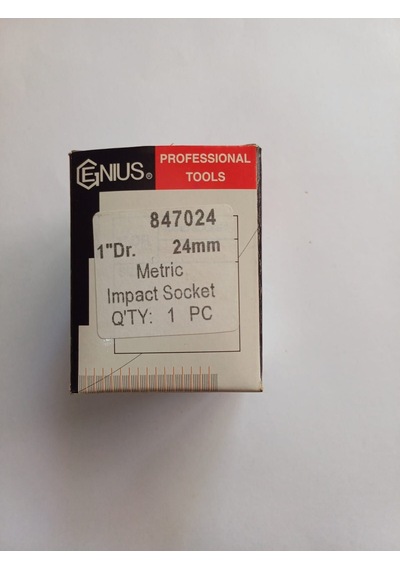 Genius Darbeli Lokma 1" -24mm Boy 60mm, 1 Adet