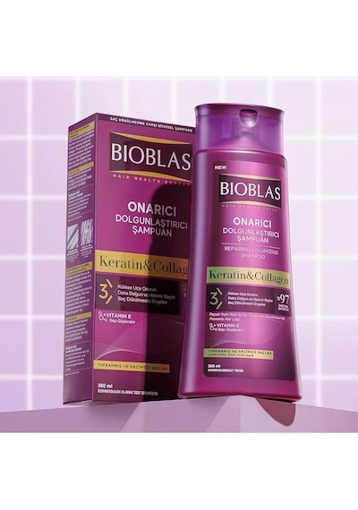 Bioblas Onarıcı Dolgunlaştırıcı Şampuan 360 Ml