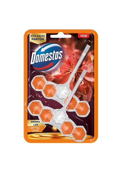 2 Adet Domestos Wc Blok Şeftali Çiceği Lux 2x5'li
