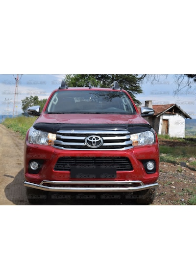 Ekiciler Toyota Uyumlu Hilux 2015 Sonrası Krom Bıyık Ön Koruma