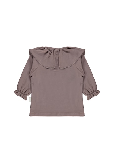 Civil Baby Tavşan Baskılı Kolu Büzgülü 6-18 Ay Sweatshirt - Kahverengi