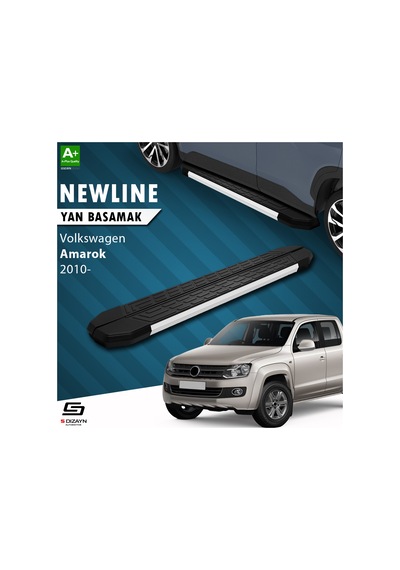 S-dizayn Vw Amarok Newline Aluminyum Yan Basamak 203 Cm 2010-2023 A+ Kalite