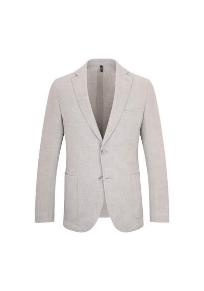 Hatemoğlu Gri Slim Fit Mono Yaka Klasik Ceket 36304 Gri