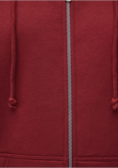 Mavi - Kapüşonlu Fermuarlı Bordo Sweatshirt 1610221-85493 Bordo