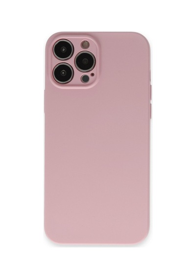 Apple iPhone Uyumlu 13 Pro Kılıf Nano İçi Kadife Silikon - Pembe Ym327897