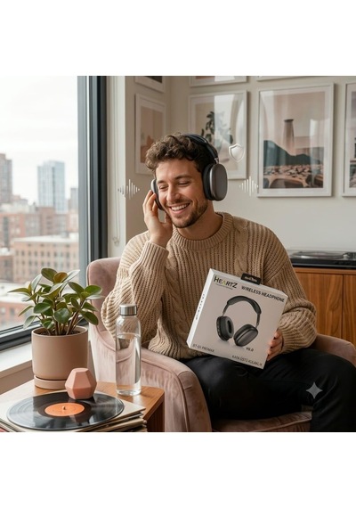 Bt-01 Promax V6.0 Kablosuz Bluetooth Kulak Üstü Kulaklık Siyah