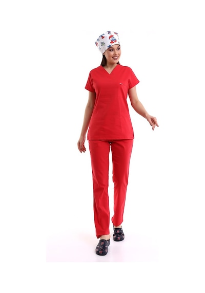 Bflex Yarasa Kol Forma Takım - 4817 Kırmızı-6105
