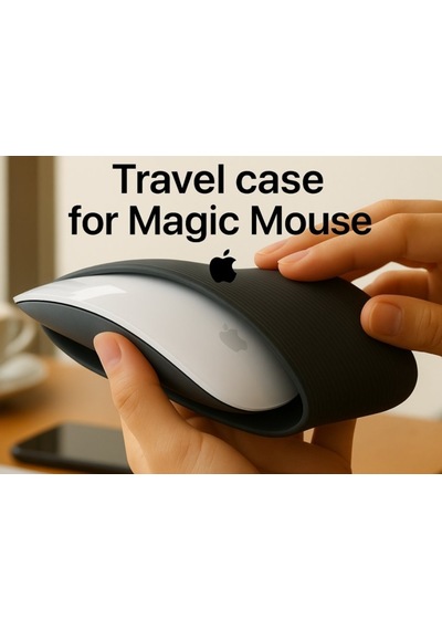 Dikey Mouse Standı Ve Tutucu Siyah - Apple Magic Mouse Uyumlu Masaüstü Organizer
