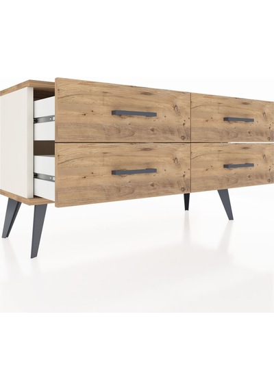 Arges Şifonyer 4 Raflı 88x30x48 Aytaşı-çam Çam Arges Şifonyer 4 Raflı 88x30x48 Aytaşı-çam Çam
