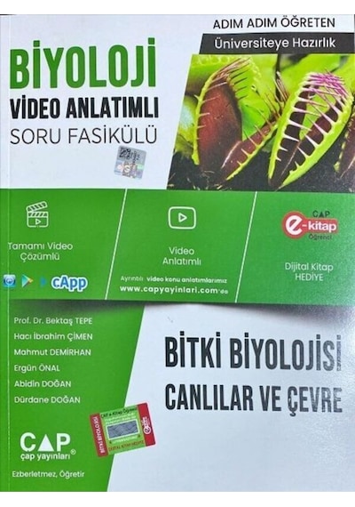 Biyoloji Bitki Biyoloji Canlılar ve Çevre Konu Anlatımlı Soru Bankası -  Çap Yayınları