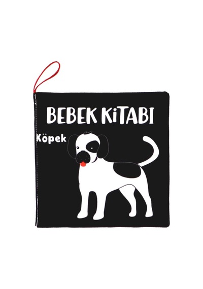 Tox Siyah Beyaz Evcil Hayvanlar Kumaş Sessiz Kitap T137 - Bez Kitap , Eğitici Oyuncak , Yumuşak Ve Hışırtılı