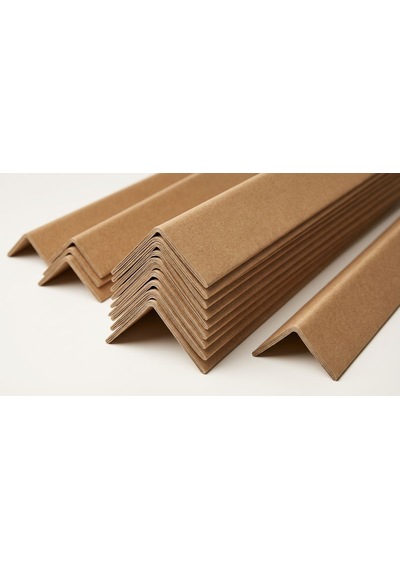 Karton Köşebent 25 Adet- 40x40x4mm 50cm- Palet Köşebent - Köşe Koruma Kartonu