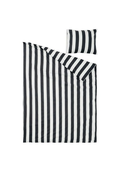 Ikea Slanhöstmal Tek Kişilik Nevresim Takımı 150 X 200 Cm Beyaz - Siyah