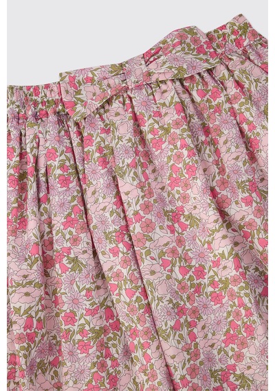 Panço Liberty Kumaş Kız Bebek Pembe Etek