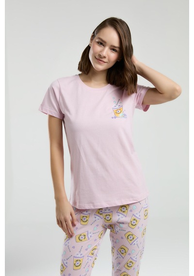 Rolypoly Kadın Pembe Pijama Takımı Rp3625-s-v1 Pembe