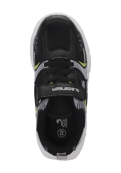 Slazenger  KENDALL Çocuk Cırt Cırtlı Siyah  -  Beyaz Günlük Spor  Ayakkabısı