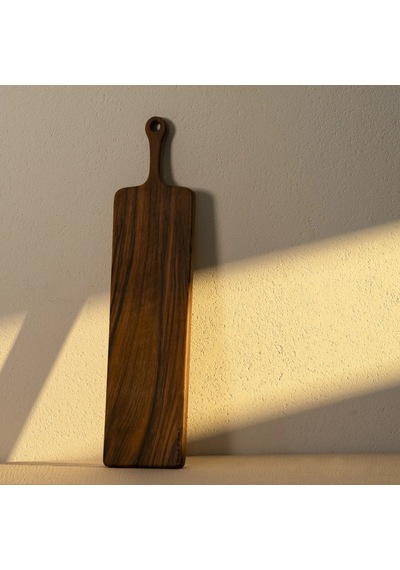 Ira Ceviz Ahşap Kesme & Sunum Tahtası 62x15x1.8 Cm