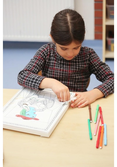 Lexroo Akademi Çocuk Washable Art Pablo Picasso Seated Woman Standart