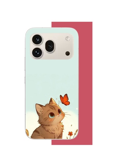 Honor 600 Pro Uyumlu Minik Kedi Uv Baskılı Silikon Kılıf Renkli